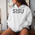 Sisu Finnish Finn Women's Kapuzenpullover für Damen Geschenke für Sie