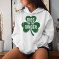 St Patrick Day Dibs On The Ginger Irish Redhead Women Hoodie Gifts for Her