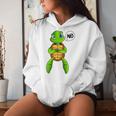 Turtle Nö Children's For Girls And Boys Green S Kapuzenpullover für Damen Geschenke für Sie