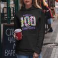 100 Days Of School Teacher Retro Girl 100Th Days Of School Women Hoodie Unique Gifts