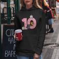 10Th Birthday Cats On Number 10 Kawaii Bday Kitten Girls Kid Women Hoodie Personalized Gifts