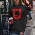 Albania Flag Alban Kosovo Albanian Shqiptar Kapuzenpullover für Damen Lustige Geschenke