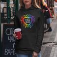 Csd Free Hugs Rainbow Love Lgbt Gay Pride Kapuzenpullover für Damen Lustige Geschenke