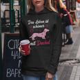 Dachshund Dog Girl Lady Kapuzenpullover für Damen Lustige Geschenke