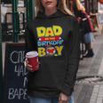 Dad And Mom Of The Birthday Boy Toy Family Party Decorations Women Hoodie Funny Gifts
