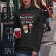 Embrace Your Love For Wine And Coffee Women Hoodie Personalized Gifts