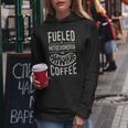 Fueled By Mitochondria And Coffee Cell Biology Science Kapuzenpullover für Damen Lustige Geschenke