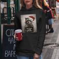 Christmas Outfit Women's Raccoon Kapuzenpullover für Damen Lustige Geschenke