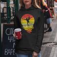 Girl Silhouette Ballet Dance Sunset Retro Ballerina Sudadera con capucha para mujer Regalos divertidos