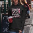 Grandma Of The Birthday Cow Girl Rodeo Cowgirl Birthday Women Hoodie Funny Gifts