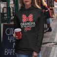 Grandpa Of The Birthday Girl Cute Pink Bow Family Matching Women Hoodie Personalized Gifts