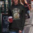 Großmutter & 2 Enkel Offizielles Oma Schlaf Faultier Kapuzenpullover für Damen Lustige Geschenke