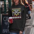 Hohoho Get Me A Beer Ugly Christmas Kapuzenpullover für Damen Lustige Geschenke