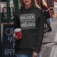 Ich Bin Stolzer Bruder Einer Wundervollen Liebe Schwester Kapuzenpullover für Damen Lustige Geschenke