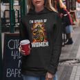 I'm Afraid Of Cringe Skeleton Sudadera con capucha para mujer Regalos divertidos