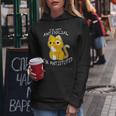 I'm Not Antisocial I'm Antistupid Sarcastic Cat Kapuzenpullover für Damen Lustige Geschenke