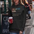 Jiu-Jitsu Girl Definition Jiu-Jitsu Regalo Para Niñas Sudadera con capucha para mujer Regalos divertidos