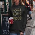 La Historia De Roma Sudadera con capucha para mujer Regalos divertidos