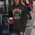 Leveled Up To Mommy 2024 Promoved To Momintage Gamer Sudadera con capucha para mujer Regalos divertidos