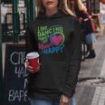 Line Dancing Hace Mi Corazón Feliz Danza Cuello Sudadera con capucha para mujer Regalos divertidos