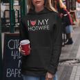 I Love My Hotwife Kapuzenpullover für Damen Lustige Geschenke