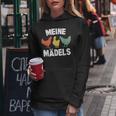 Meine Mädels Chicken Humourintage Kapuzenpullover für Damen Lustige Geschenke