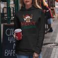 Merry Christmas Reindeer Christmas Family Women Kapuzenpullover für Damen Lustige Geschenke