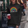 Pride Rainbow Shirt Rainbow Shirt For Women Serving God Women's Hoodie Unique Gifts