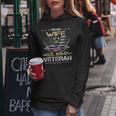 Proud Wife Of A US Army Veteran Flag Veterans Day Women Hoodie Personalized Gifts