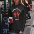Regalo Boxeadora Humor Boxeo Divertida Chica Sudadera con capucha para mujer Regalos divertidos