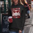 Retro Groovy Valentines Day Girl Valentine Vibes Women Hoodie Personalized Gifts
