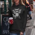 Retro Raccoon Rock Music Children Raccoon Kapuzenpullover für Damen Lustige Geschenke