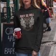 Rock And Roll Guitarraintage Rock Música Sudadera con capucha para mujer Regalos divertidos