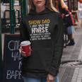 Show Dad Definition Equestrian Dad Horse Show Dad Women Hoodie Personalized Gifts