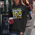 My Teacher Survived 100 Days Of Me 100Th Days Of School Women Hoodie Unique Gifts
