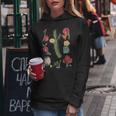 Vintage Botanicalintage Cactusintage Flower Botany Sudadera con capucha para mujer Regalos divertidos