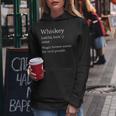 Vintage Whiskey Drinkers Definition Of Whisky Sudadera con capucha para mujer Regalos divertidos