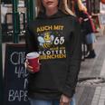 Women's 65Th Birthday With 65 Years Still A Bee Motif Kapuzenpullover für Damen Lustige Geschenke