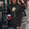 Women's Stay Positive Flowers Spring Summer Women's Kapuzenpullover für Damen Lustige Geschenke