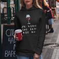 Zuino Sag Ich Nie No Wine Saying Wine Drinker Kapuzenpullover für Damen Lustige Geschenke