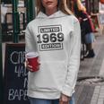 56 Cumpleaños Hombres 56 Años Retro Es Nacidos En 1969 Sudadera con capucha para mujer Regalos divertidos
