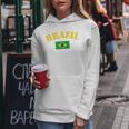 Brazil For Brazilian Boys And Girls With Brazilian Flag Day Green Kapuzenpullover für Damen Lustige Geschenke