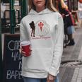 Camino Portugues Santiago De Compostela Shell Sudadera con capucha para mujer Regalos divertidos
