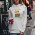 Coffee Owls Early Bird Owl Saying Kapuzenpullover für Damen Lustige Geschenke