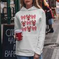 Cute Coquette Bow Crawfish Graphic Y2k Girls Aesthetic Women Hoodie Personalized Gifts