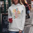 Groovy Retro Hippie 60S 70S Back Print Cool Aunts Club Kapuzenpullover für Damen Lustige Geschenke