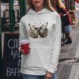 Hip Hop Butterfly Y2k Backprint Streetwear Kapuzenpullover für Damen Lustige Geschenke