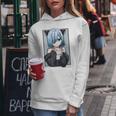 Kawaii Anime Neko Cat Girls Manga Otaku Lovers Pastel Kapuzenpullover für Damen Lustige Geschenke