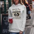 Ladies 65Th Birthday Sayings intage Kapuzenpullover für Damen Lustige Geschenke