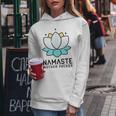 Namaste Mother Fucker Sarcastic Yoga Humor Moms Women Hoodie Funny Gifts